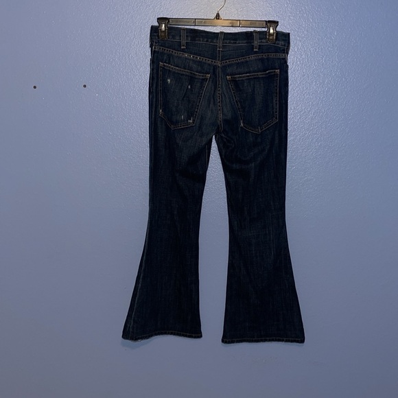 Current Elliott Flare Jeans Size 31 Distressed Patches. D - Picture 5 of 6